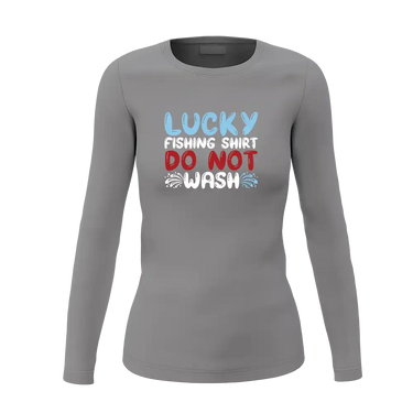 Lucky Fishing Shirt Women Long Sleeve Shirt